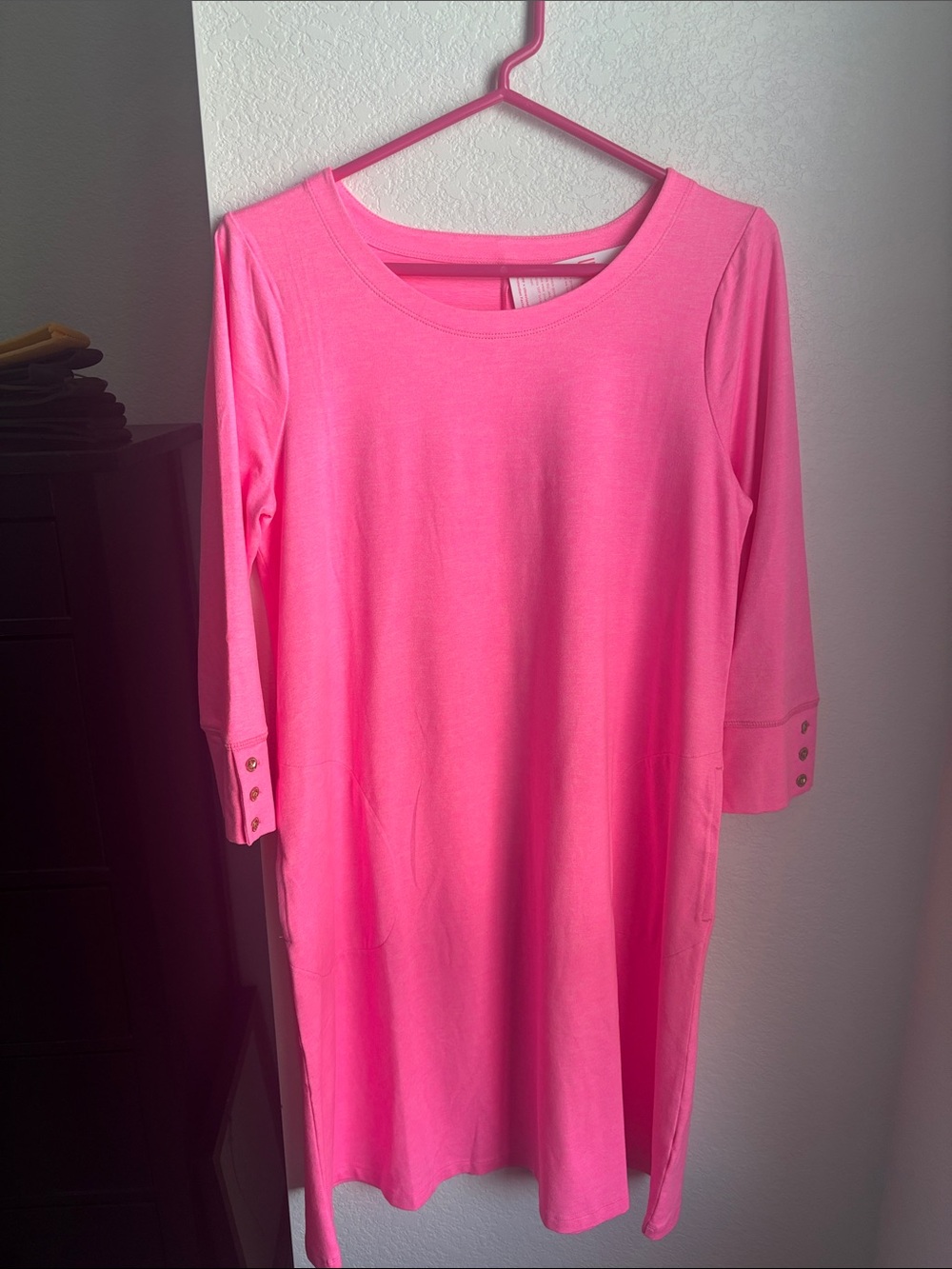 Lilly Pulitzer Pink Crewneck Dress